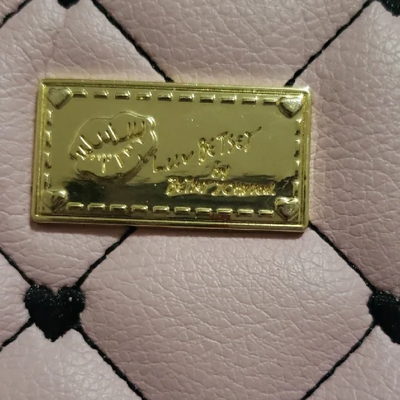 Betsey Johnson Pink Quilted Backpack with Leopard Print - Picture 2 of 5